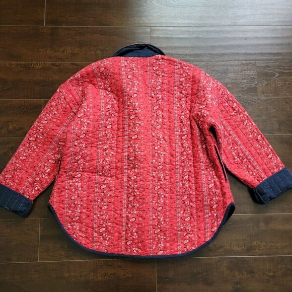 Free People Alexie Jacket Womens L Quilted Cottagecore Town & Country Heritage - Picture 3 of 8